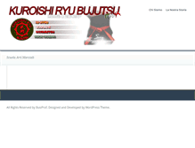 Tablet Screenshot of kuroishiryu.com